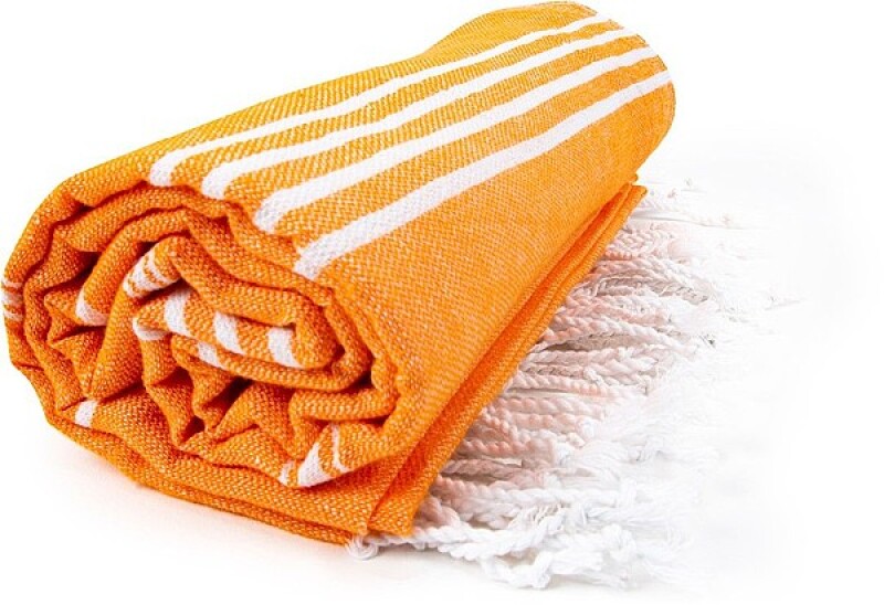 Ručník HAMAM 100x180 cm gr/m2, oranžová