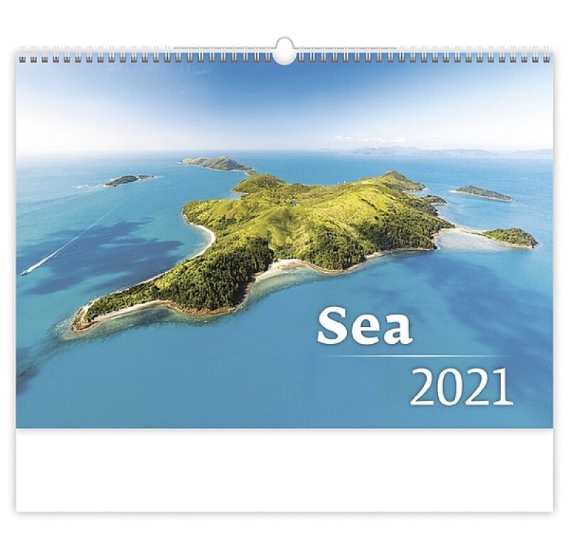 Sea 2027, nástěnný kalendář, prodloužená záda