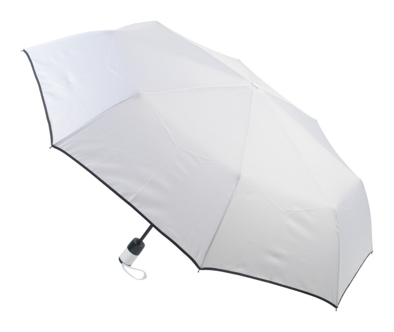 Skládací automatický OC deštník, pr. 95cm, bílý