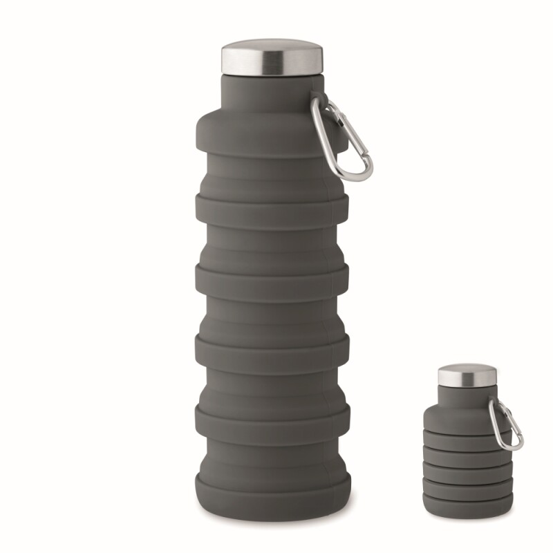Skládací láhev 500ml, tmavě šedá
