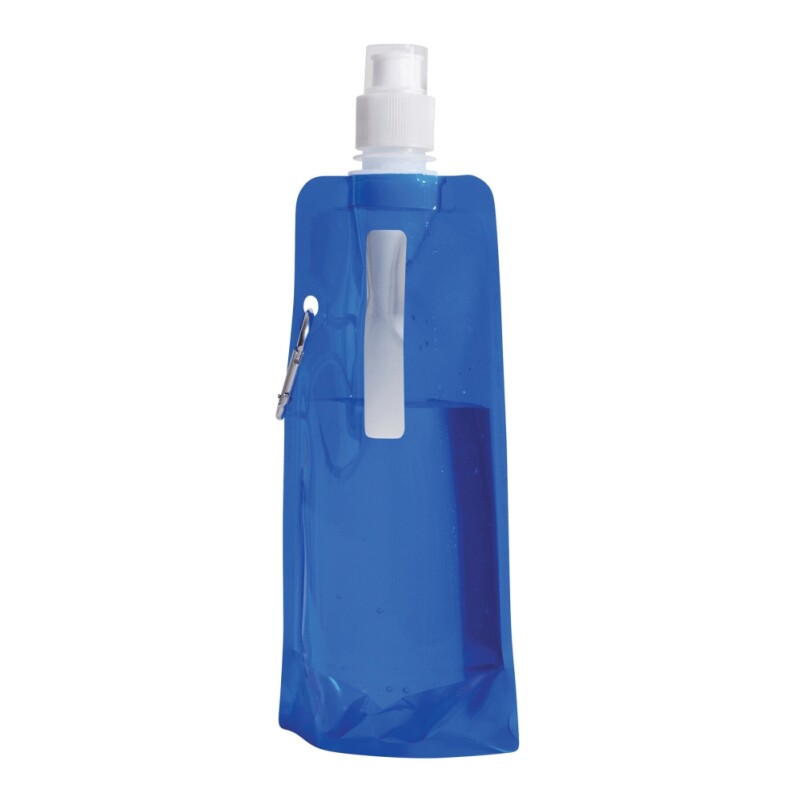Skládací láhev na pití 400 ml, modrá