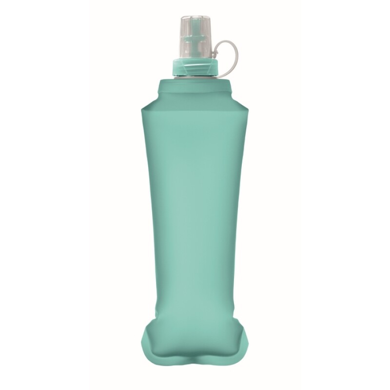 Skládací láhev na vodu 500 ml, tyrkysová