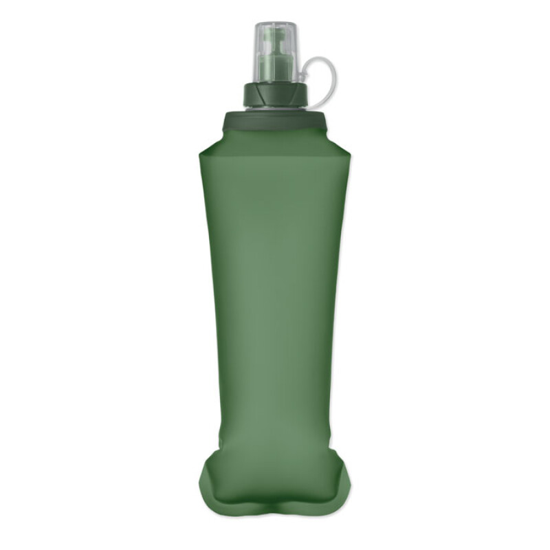 Skládací láhev na vodu 500 ml, zelená