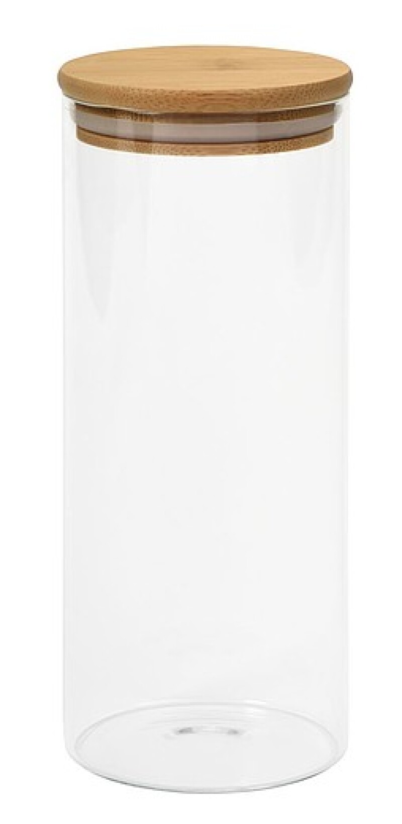 Skleněná dóza na potraviny s bambusovým víčkem, cca 850ml