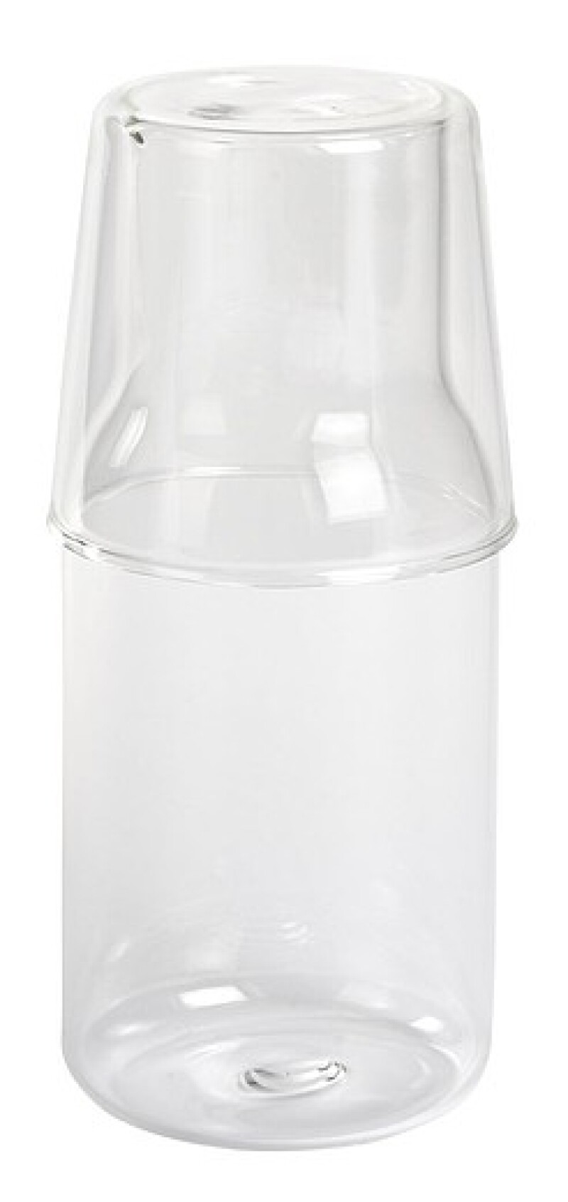Skleněná karafa se sklenicí, 500ml