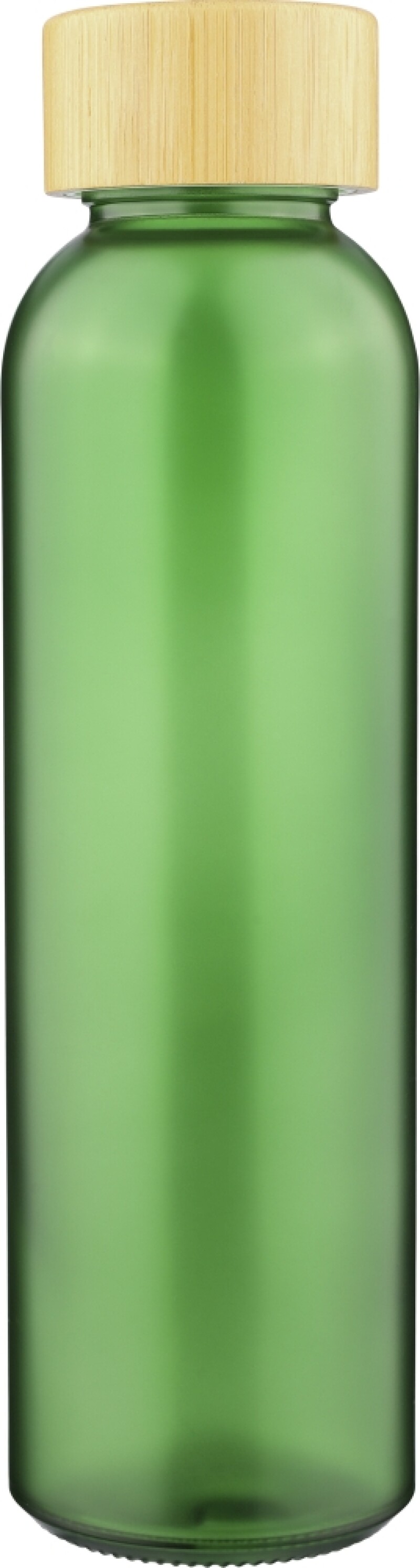 Skleněná láhev na pití, 500 ml, zelená