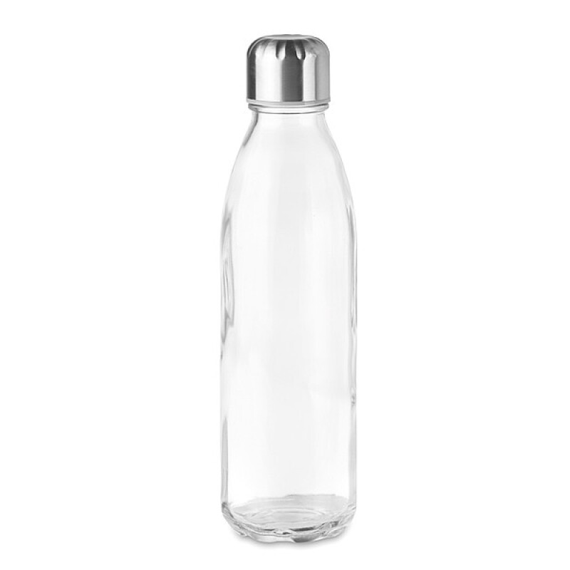 Skleněná láhev na pití, 650ml, transparentní