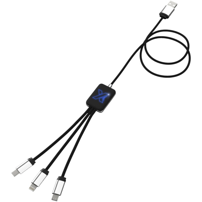 Snadno použitelný světelný kabel SCX.design, modrá