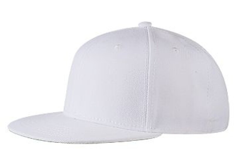 SNAPO Kšiltovka s placatým kšiltem, bílá