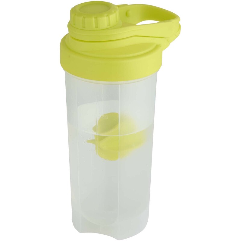 Sportovní láhev se šejkrovou kuličkou 700 ml, světle zelená