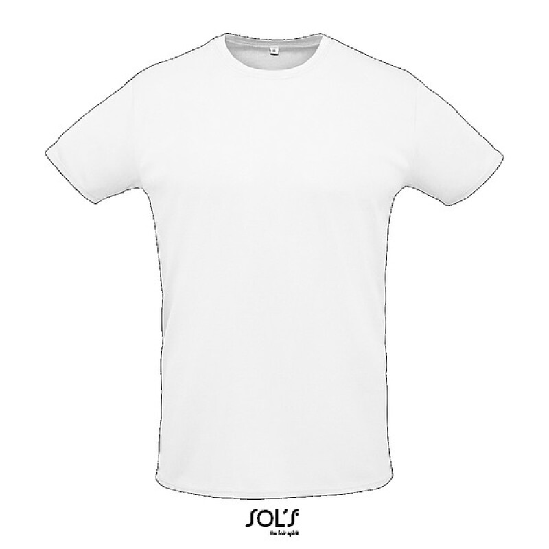 Sportovní tričko SOLS SPRINT, bílá, 3XL