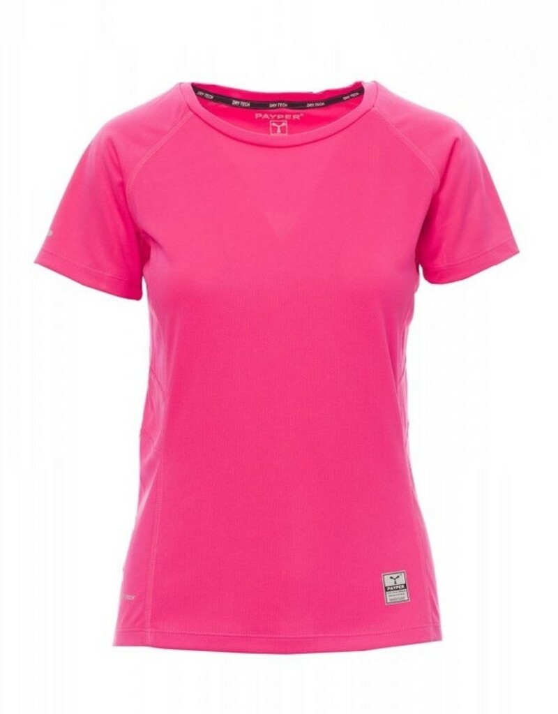 Funkční tričko PAYPER RUNNING LADY, fluroscentní růžová L