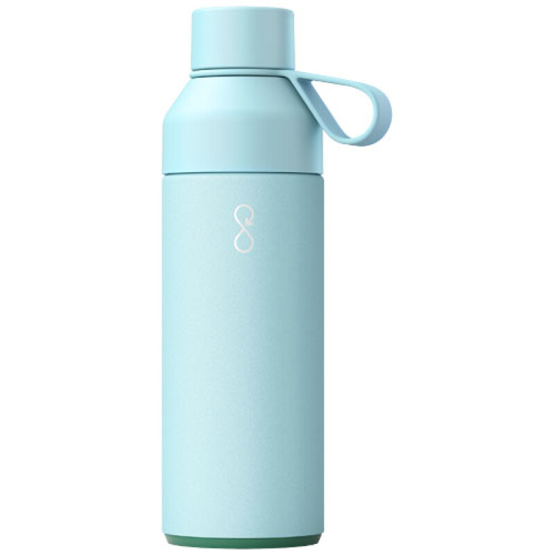Termo láhev na pití, 500ml, z recyklovaných materiálů, světle modrá