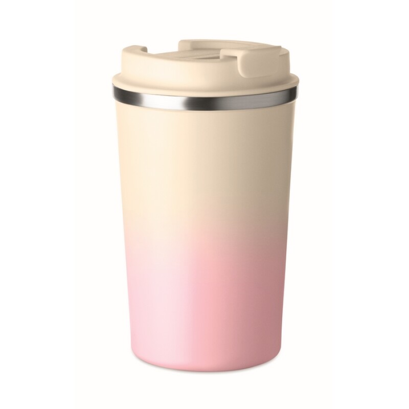 Termohrnek 350 ml, jemně růžová
