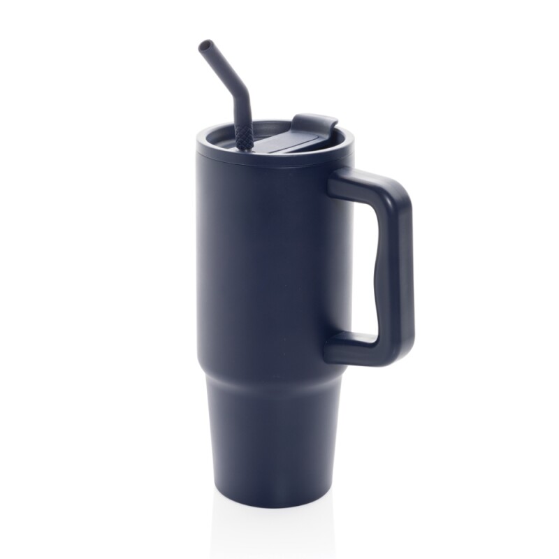 Termohrnek 900 ml z RCS recyklované nerezové oceli, námořní modrá