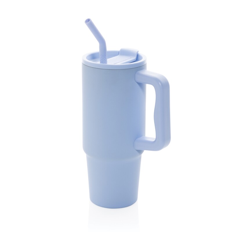 Termohrnek 900 ml z RCS recyklované nerezové oceli, světle modrá