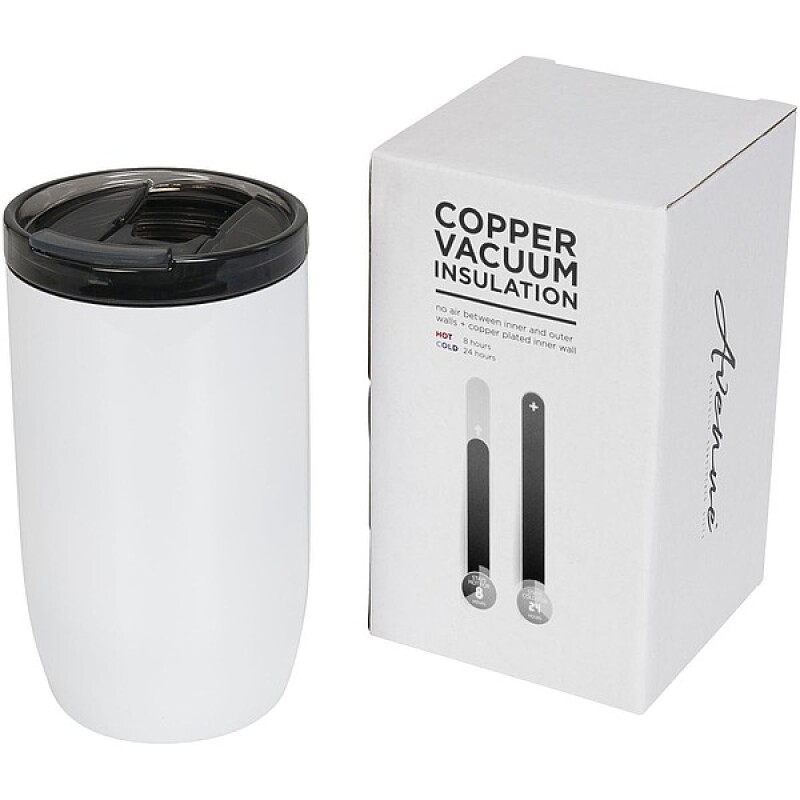 Termohrnek Lagom 380 ml s měděnou vakuovou izolací, černá