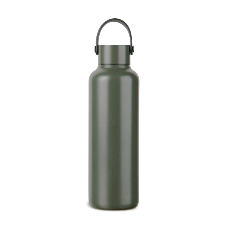 Termolahev 600 ml z recyklované oceli, vojenská zelená