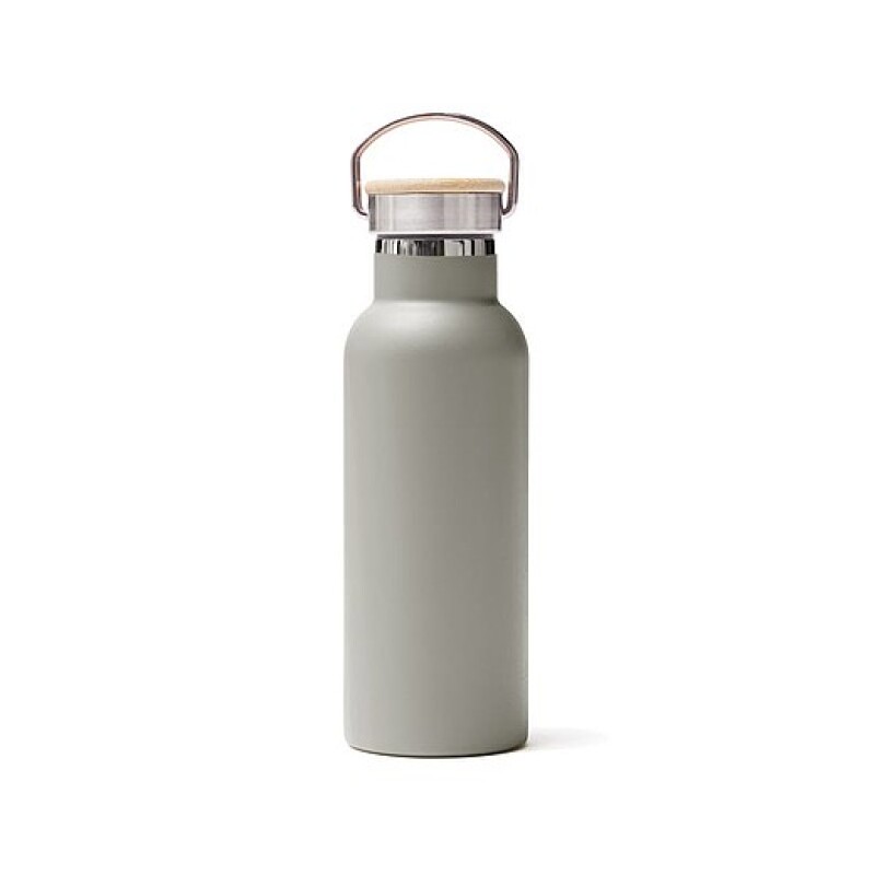 Termoska 500ml, s poutkem, šedá