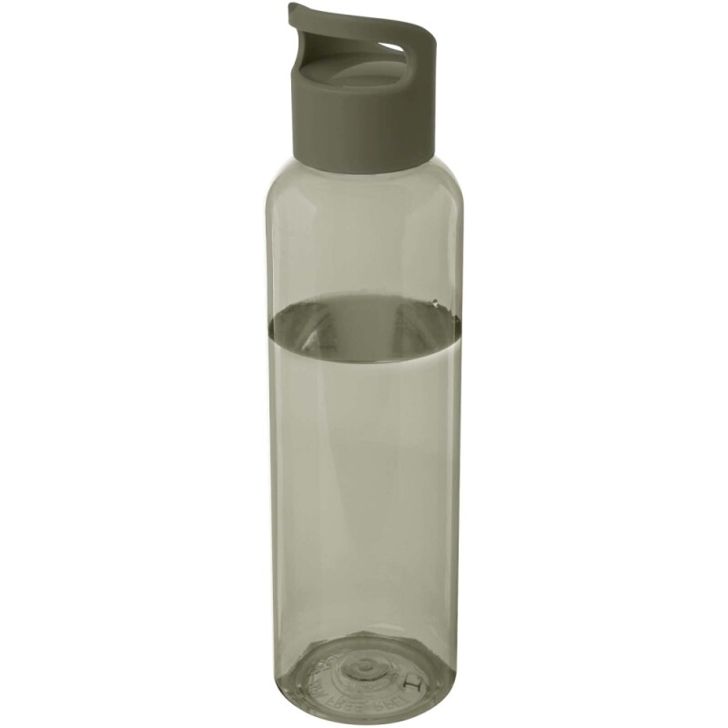 Transparentní láhev na pití, 650ml, vojenská zelená světlá