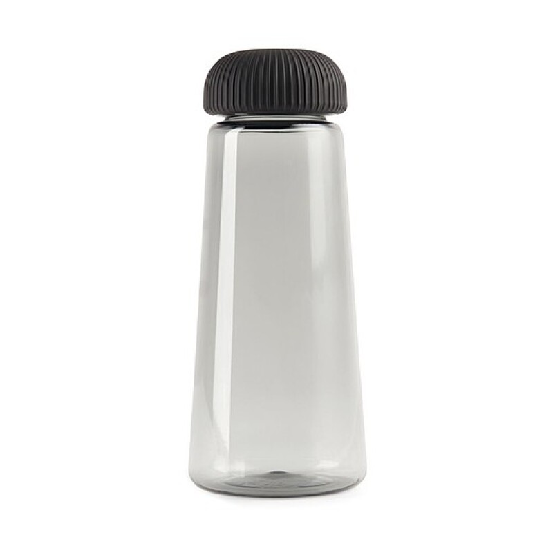 Transparentní láhev z RPET, 575ml, černá