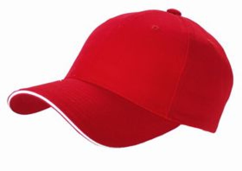 Trendy kšiltovka se sendvičovým kšiltem, červená