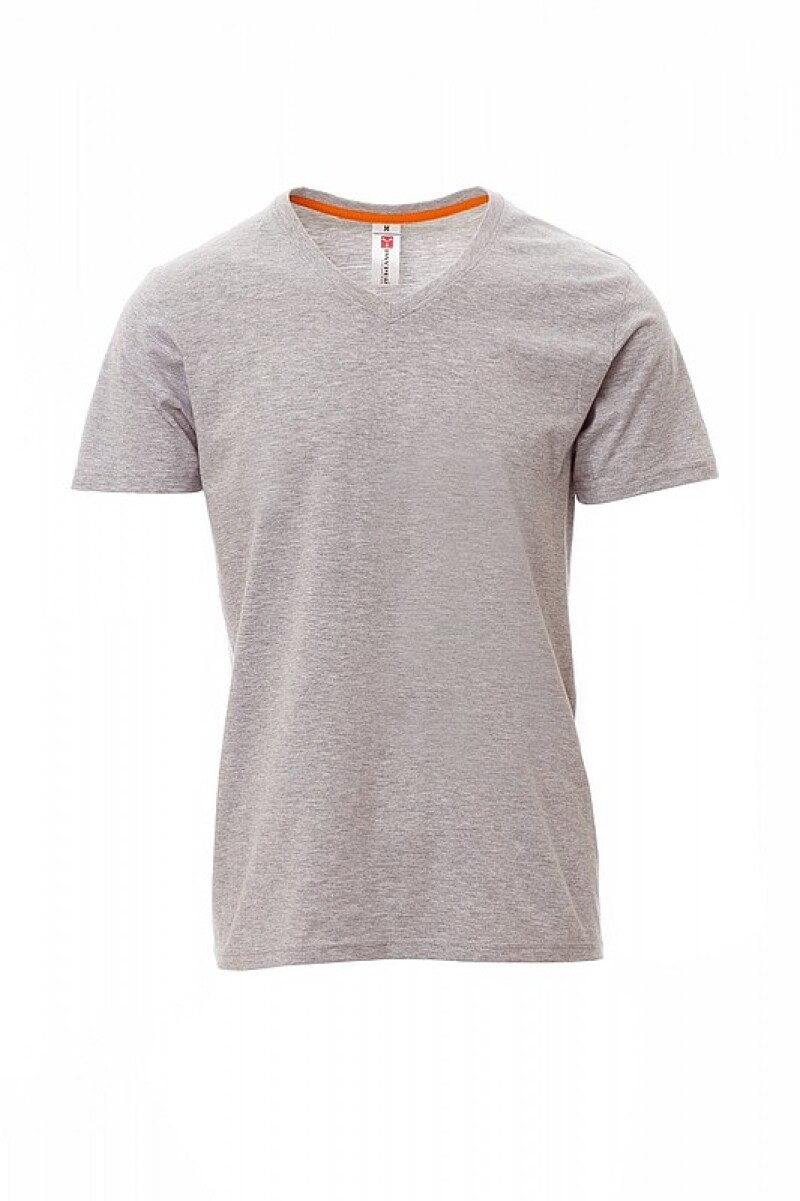 Tričko PAYPER V NECK šedý melír XL