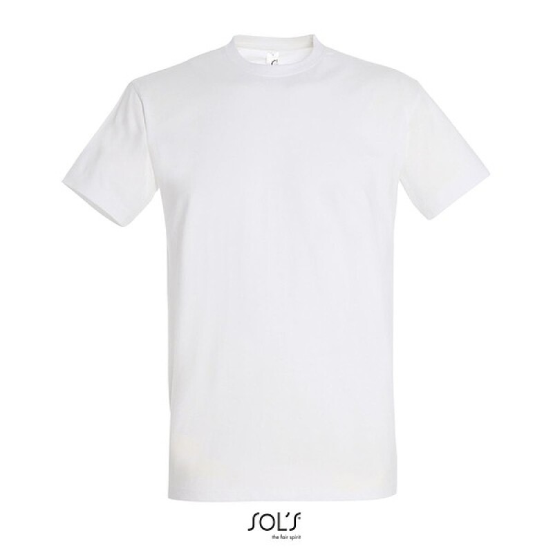 Tričko SOLS IMPERIAL MEN, bílá, XL
