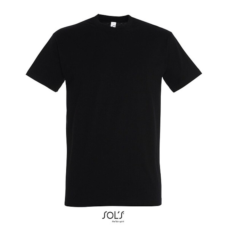 Tričko SOLS IMPERIAL MEN, černá, 5XL