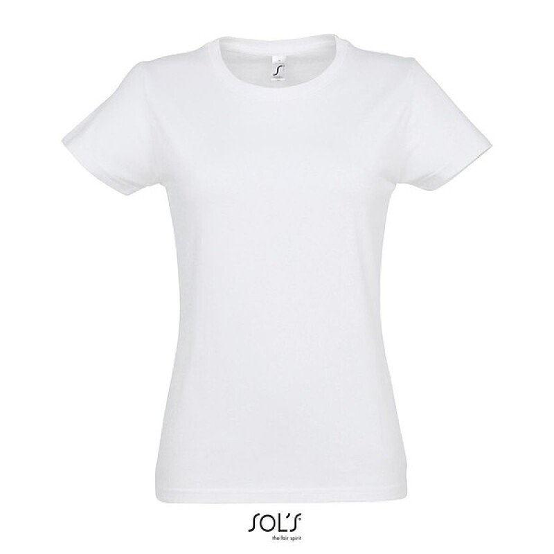 Tričko SOLS IMPERIAL WOMEN, bílá, 3XL