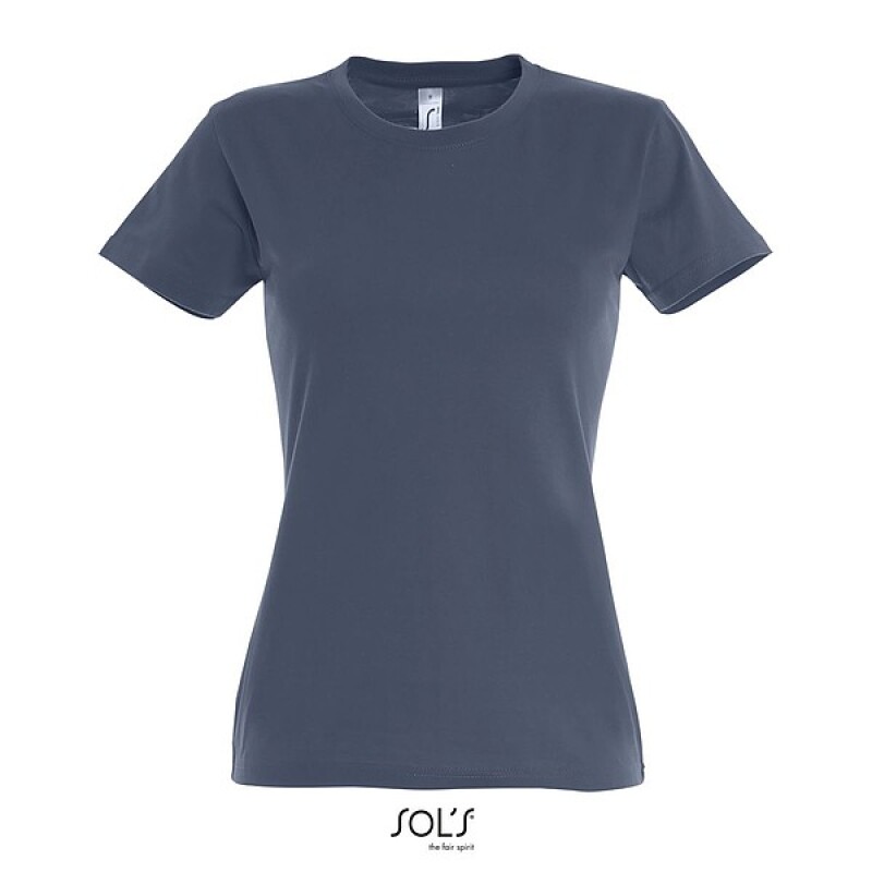 Tričko SOLS IMPERIAL WOMEN, riflová, XL