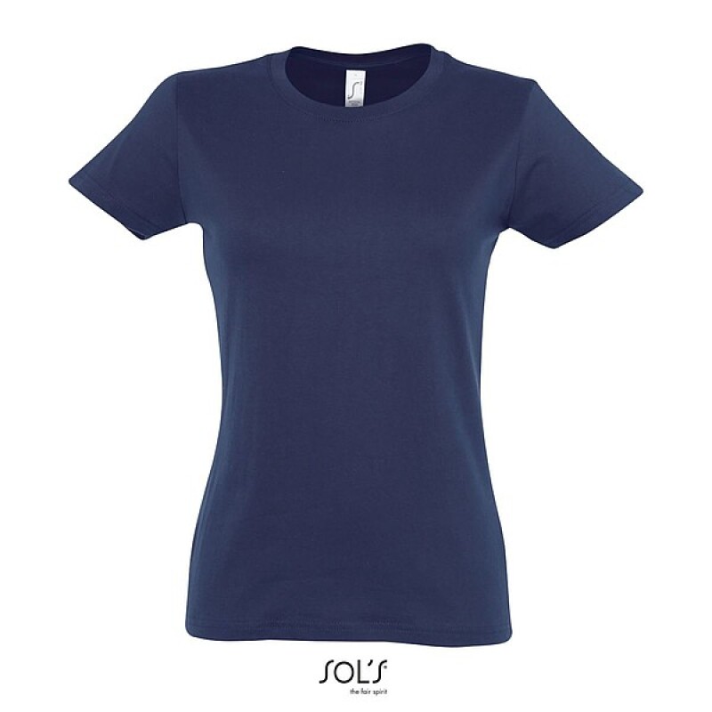 Tričko SOLS IMPERIAL WOMEN, námořní modrá , XL