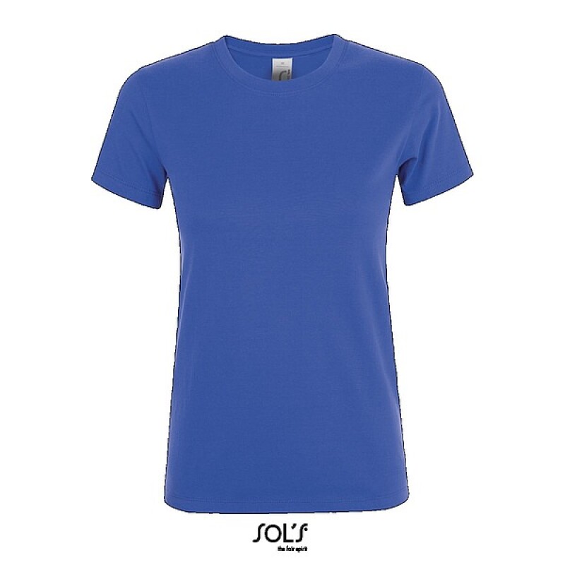 Tričko SOLS REGENT WOMEN, královská modrá, 3XL