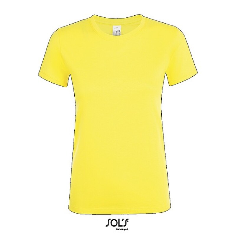 Tričko SOLS REGENT WOMEN, tmavě žlutá , M
