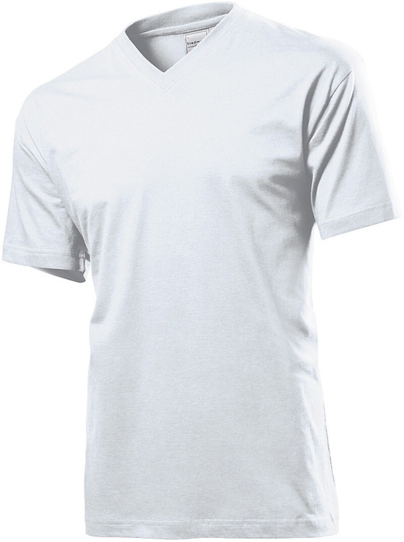 Tričko STEDMAN CLASSIC V-NECK bílá S