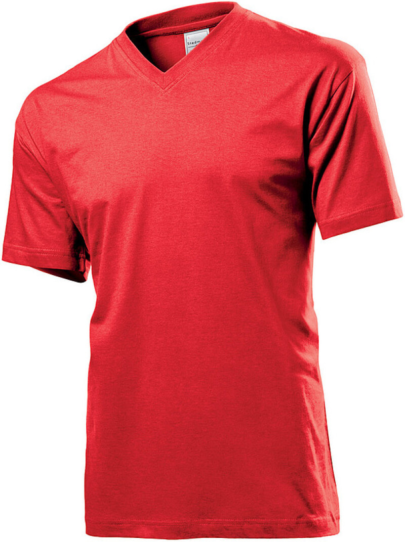 Tričko STEDMAN CLASSIC V-NECK červená M