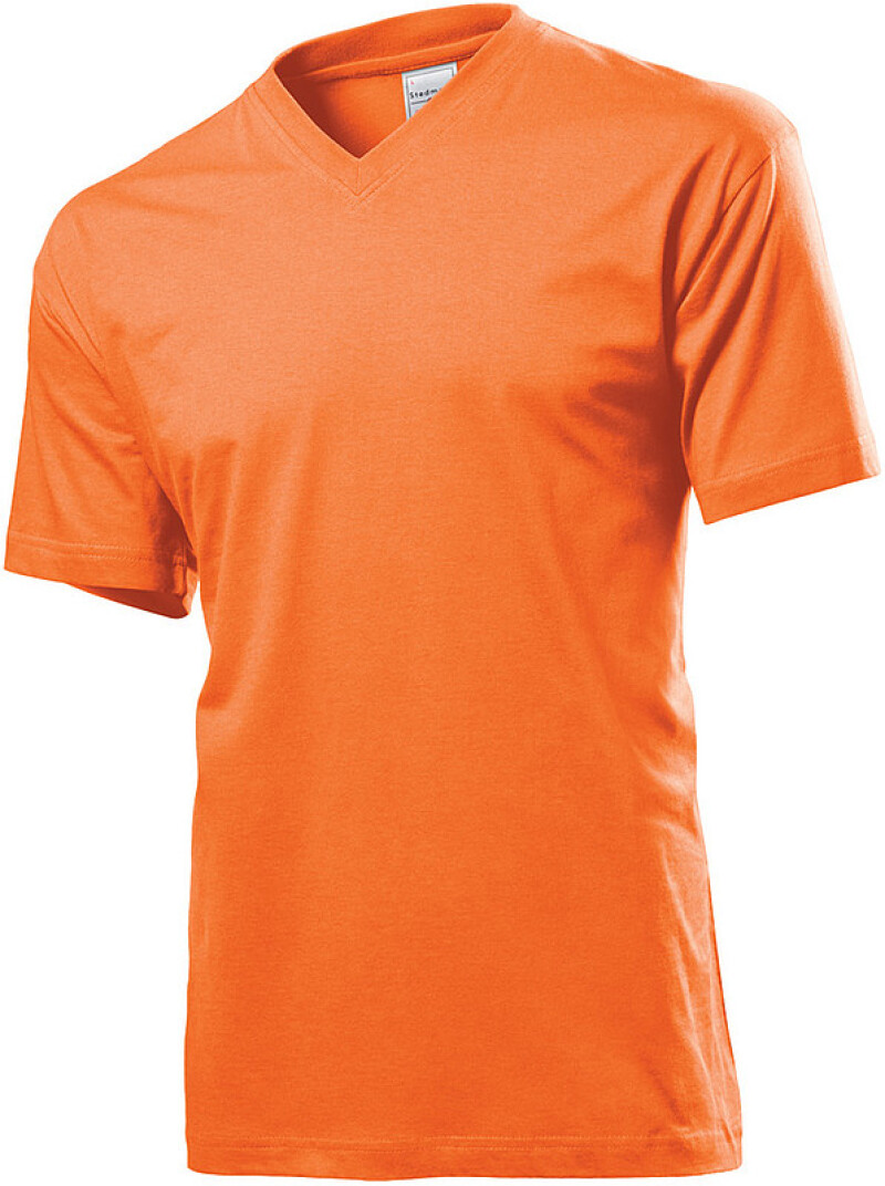 Tričko STEDMAN CLASSIC V-NECK oranžová L