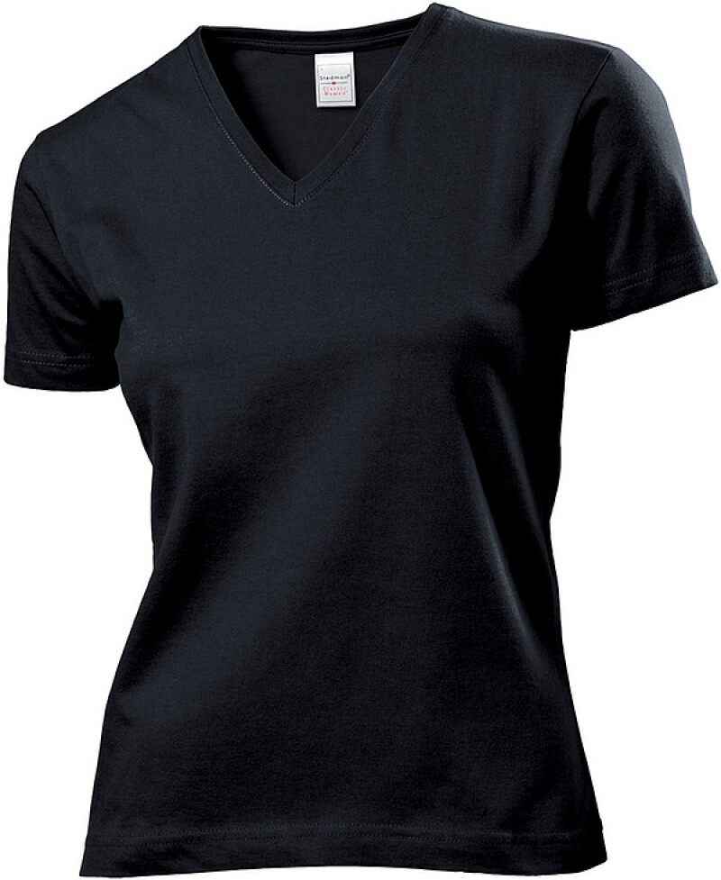 Tričko STEDMAN CLASSIC V-NECK WOMEN černá XL