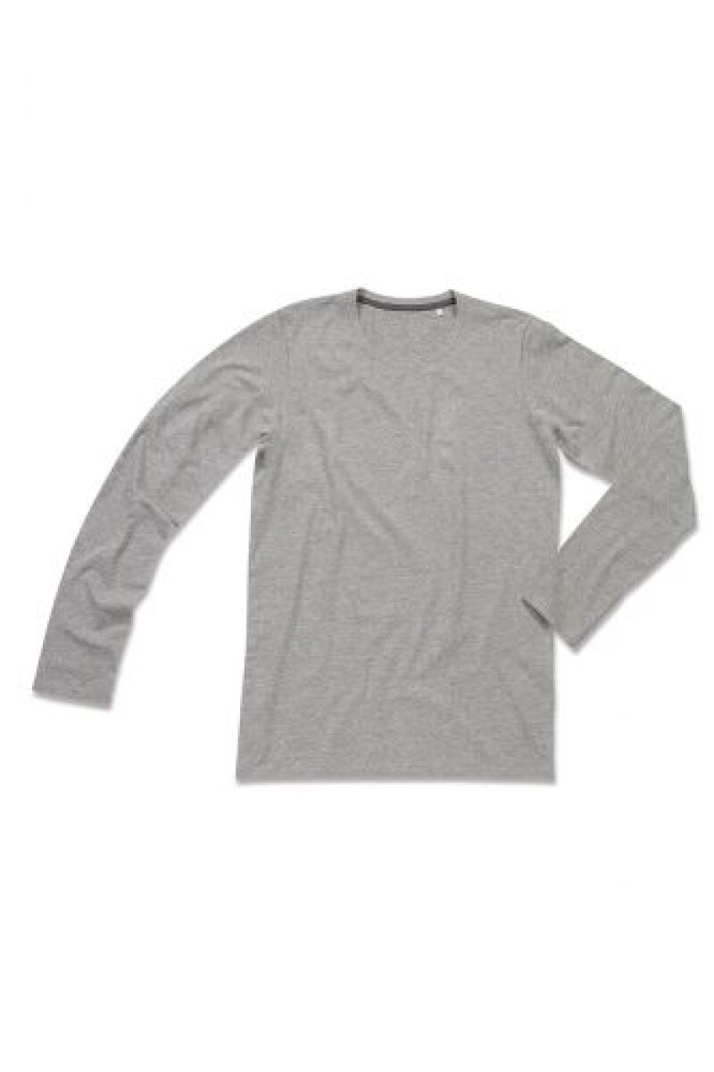 Tričko STEDMAN CLIVE (LONG SLEEVE) tmavě šedý melír M