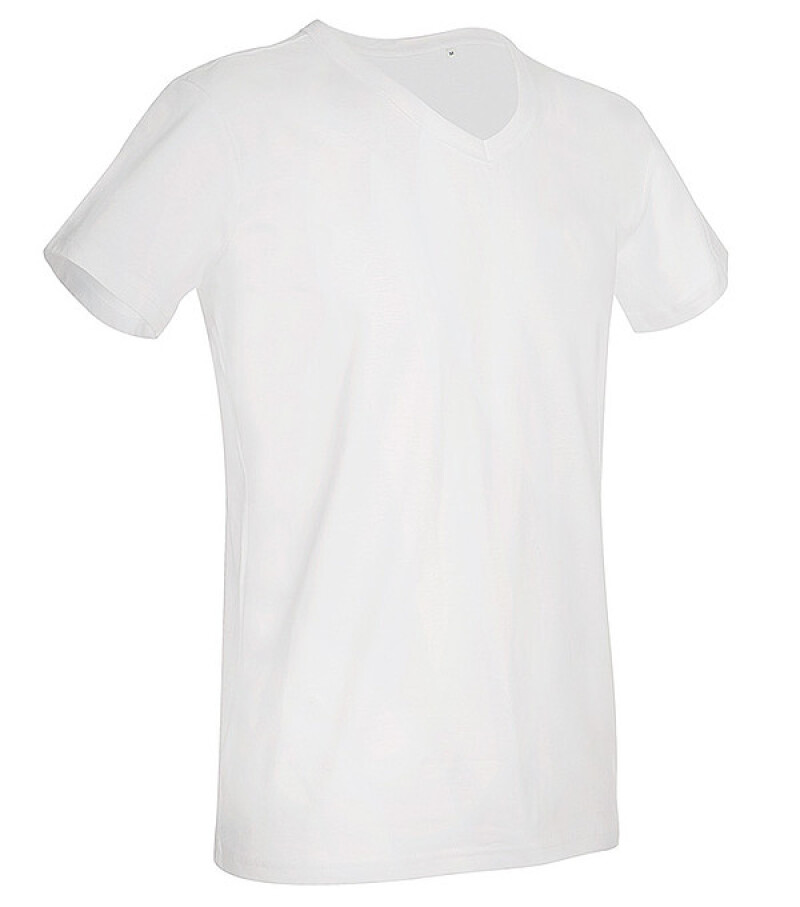 Tričko STEDMAN STARS BEN V-NECK bílá XXL
