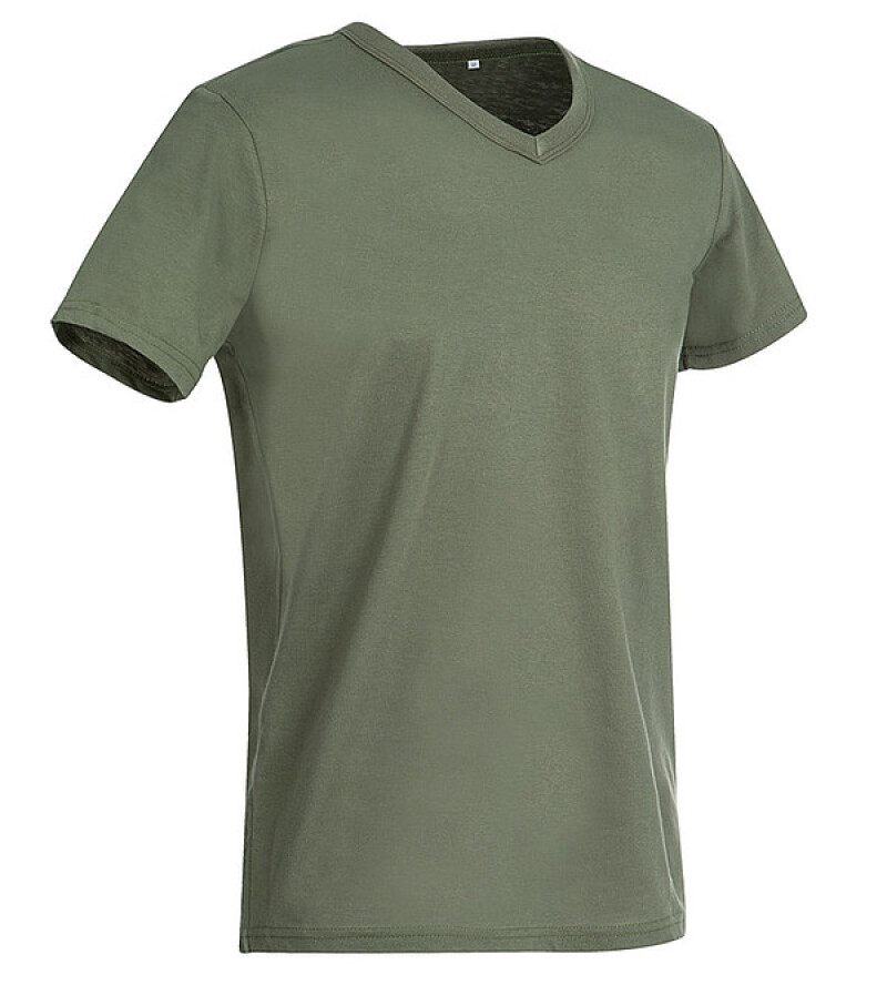Tričko STEDMAN STARS BEN V-NECK vojenská zelená M