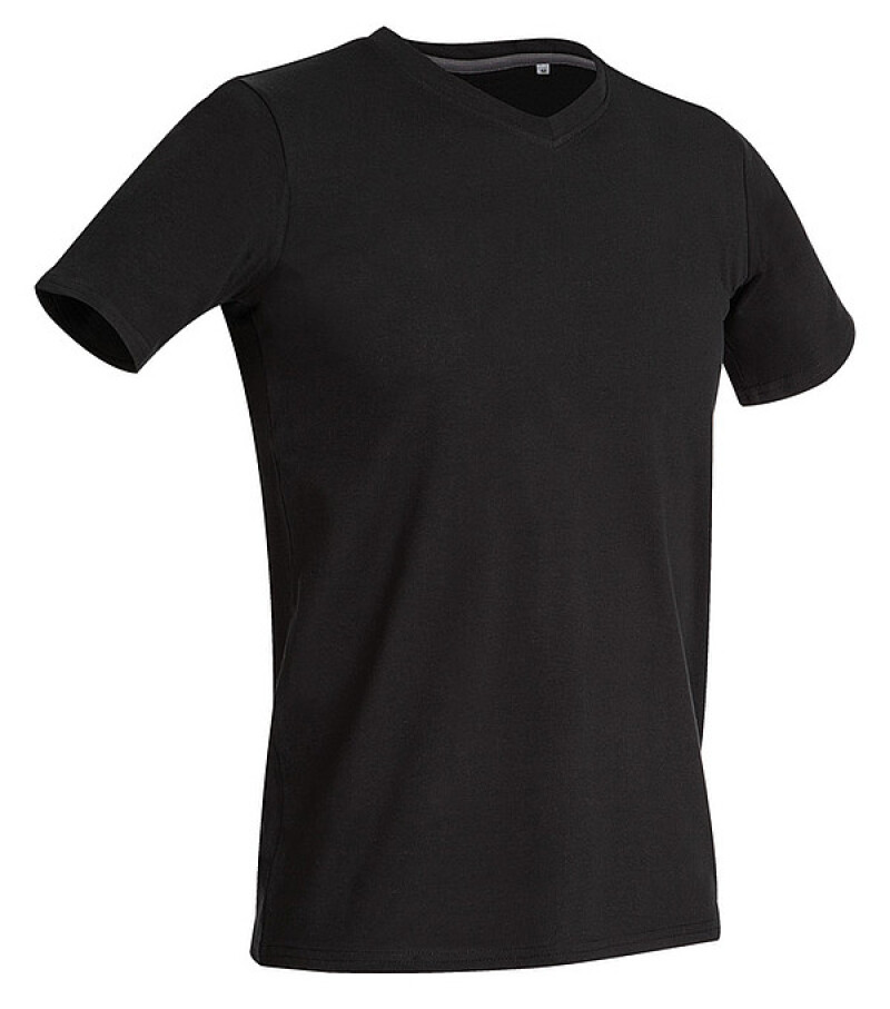 Tričko STEDMAN STARS CLIVE V-NECK černá L