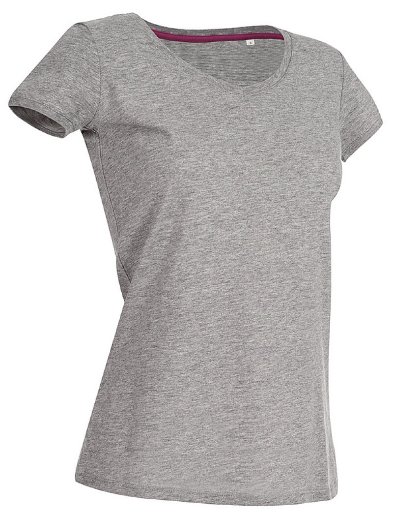 Tričko STEDMAN STARS MEGAN V-NECK tmavě šedý melír XL