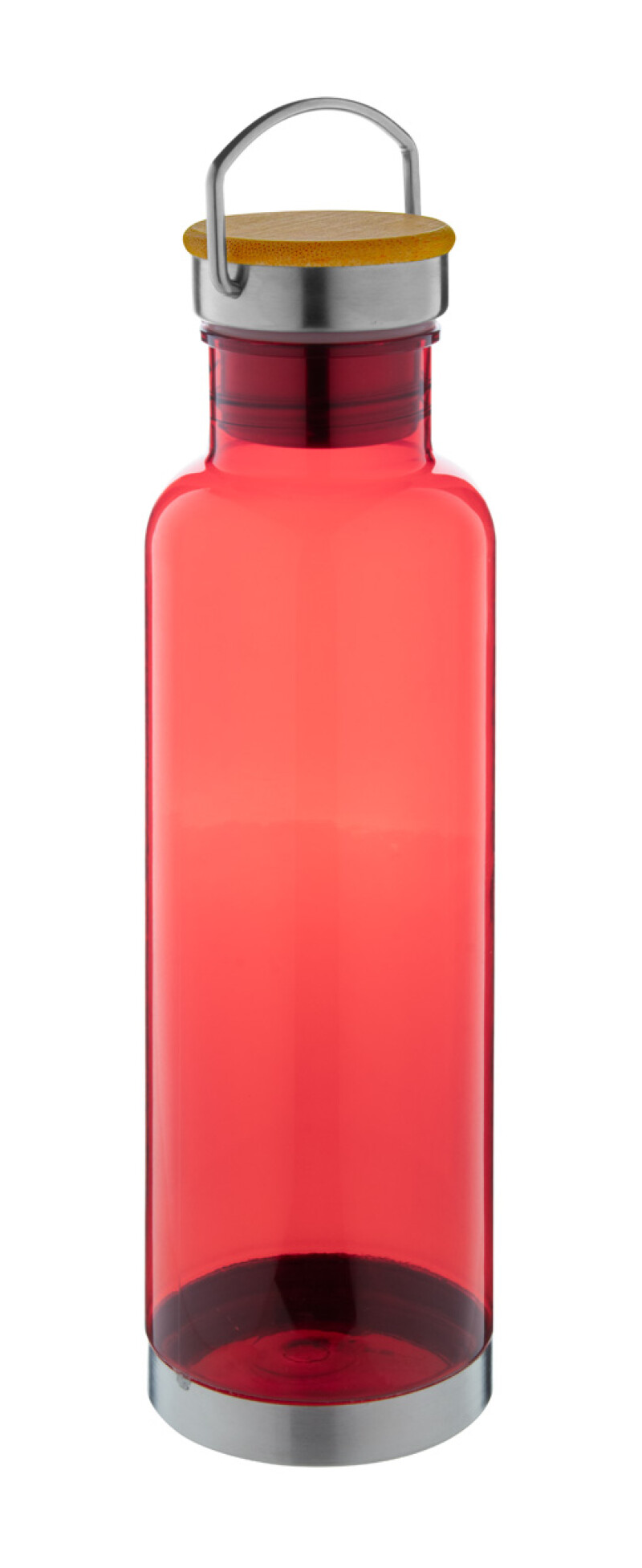 Tritanová láhev na pití, 800ml, transparentní červená