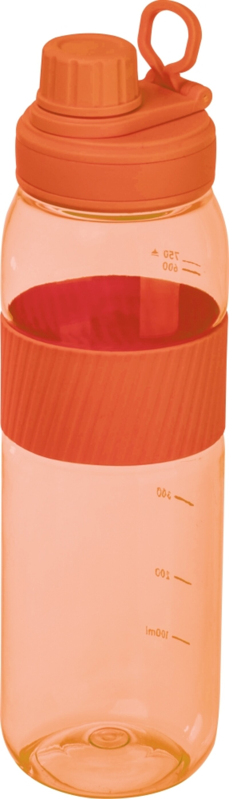 Tritanová láhev se silikonovým úchopem 750 ml, oranžová
