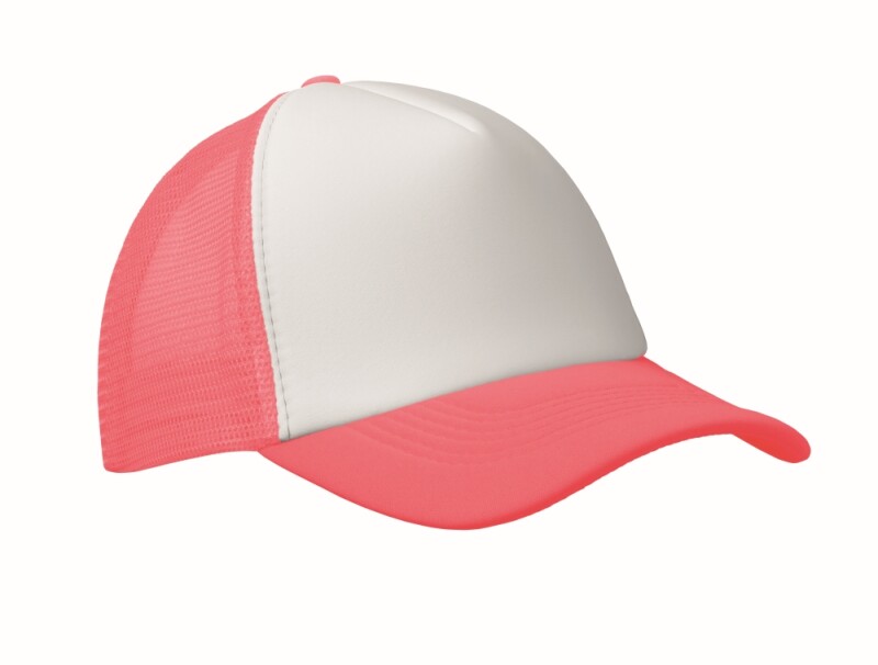 Truckers kšiltovka, fluo růžová