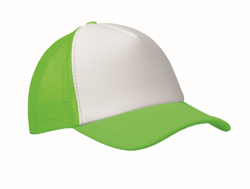 Truckers kšiltovka, fluo zelená