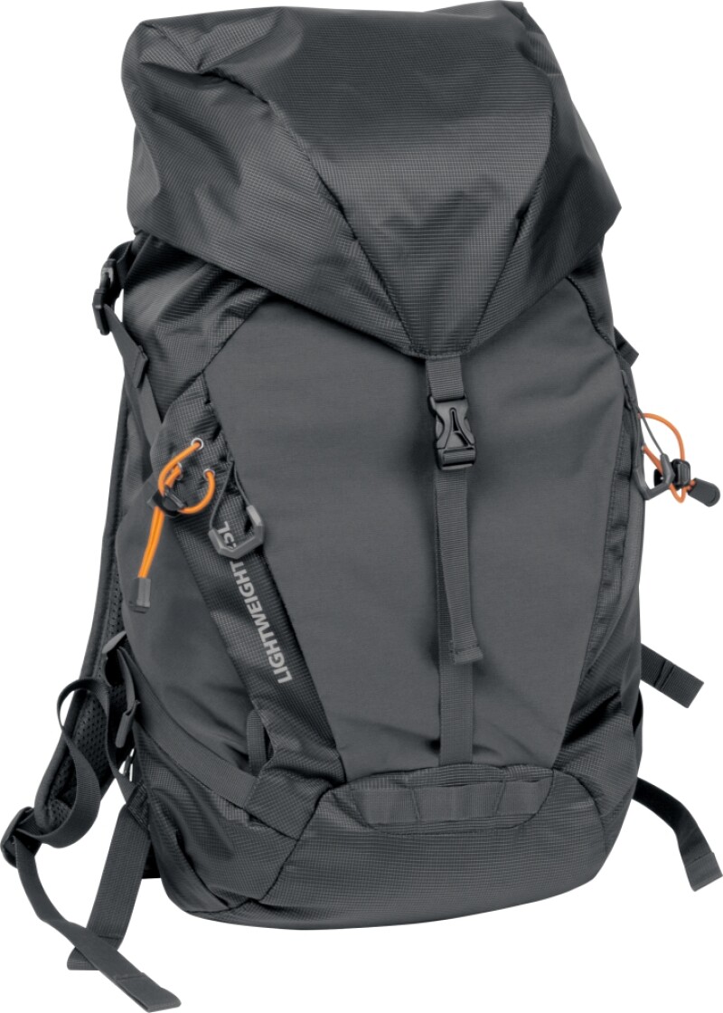 Turistický batoh s bedrovým pásem, tmavě šedá