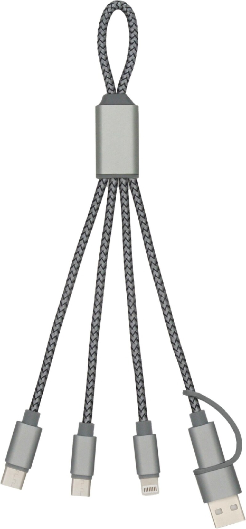 REJER Ultra-silný nabíjecí kabel BrandCharger, gun metal