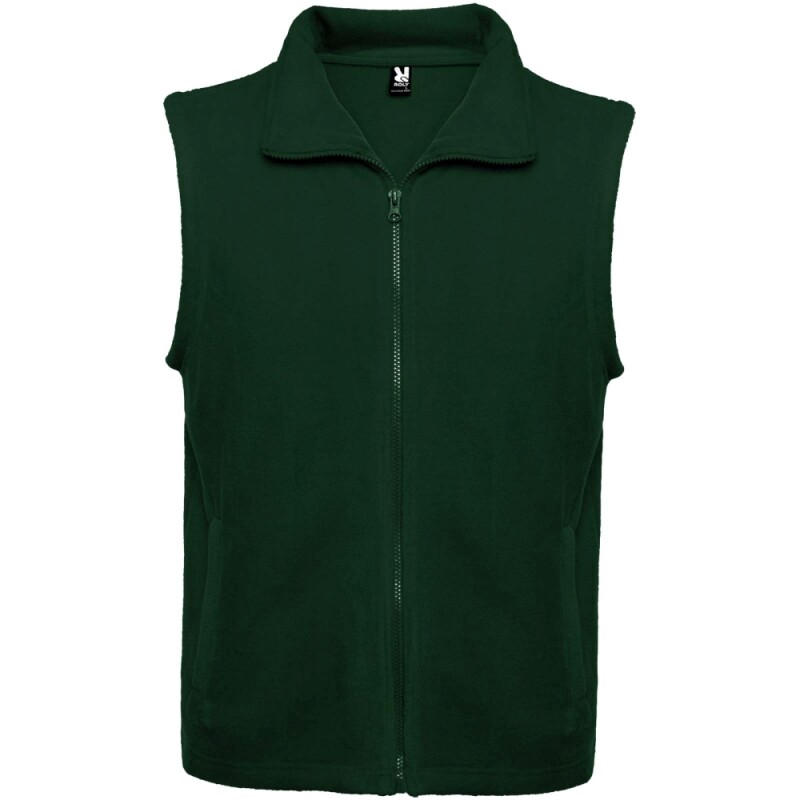 Unisex fleecová vesta Roly Bellagio, velikost M, tmavě zelená